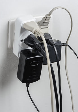 Unsafe electrical outlet